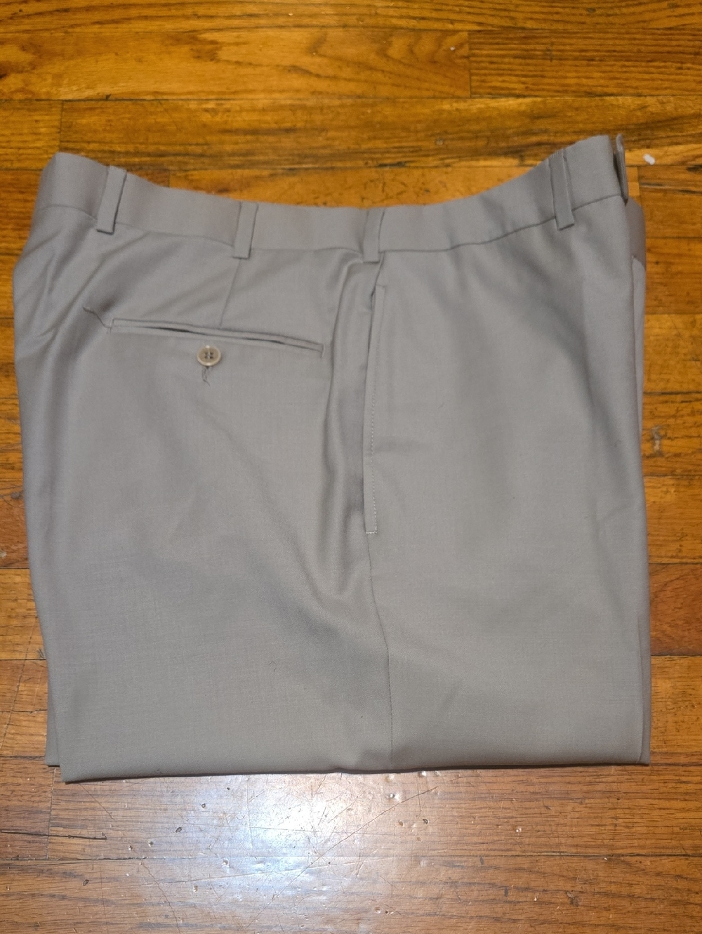 Brooks Brothers x Loro Piana 100% Wool Dress Trouser Pant 35x30 (34×29.5) Khaki